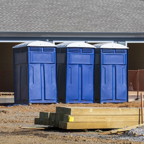 what is the expected delivery and pickup timeframe for the portable restrooms in Big Sandy TX